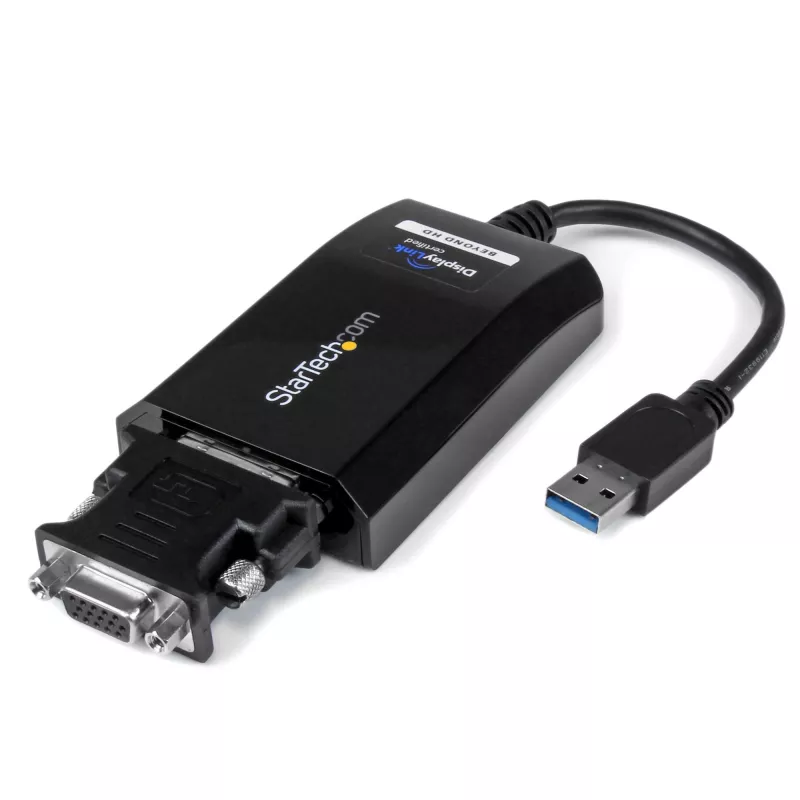 StarTech.com USB 3.0 na DVI / VGA adaptér – 2048x1152, 3.2 Gen 1 (3.1 Gen 1), USB Type-A, DVI výstup, 2048 x 1152 pixelov