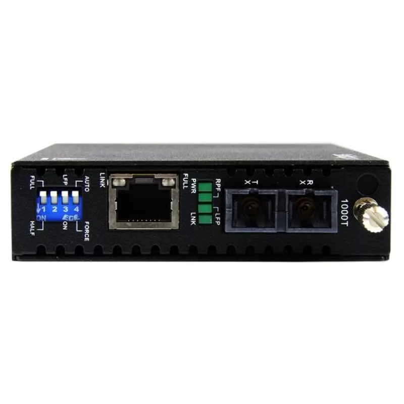 StarTech.com Gigabit Ethernet multimódový vláknový mediakonvertor SC 550 m – 1000 Mbit/s