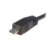 StarTech.com 0,5 m Micro-USB kábel – A na Micro B, 0,5 m, USB A, Micro-USB B, USB 2.0, konektor samec/konektor samec, čierny