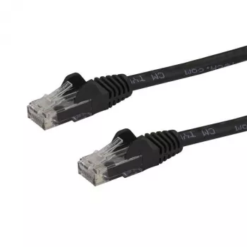 StarTech.com 7m CAT6 Ethernet kábel – čierny CAT 6 Gigabit Ethernet kábel – 250MHz 100W PoE RJ45 UTP sieťový/patch kábel bez zaistenej západky s odľahčením ťahu, jednotlivo testovaný