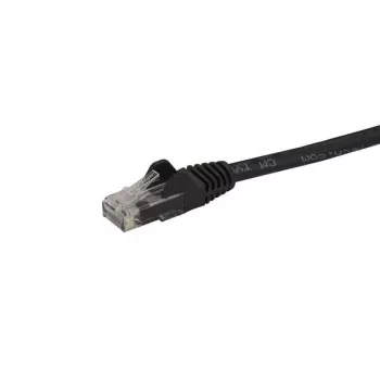 StarTech.com 7m CAT6 Ethernet kábel – čierny CAT 6 Gigabit Ethernet kábel – 250MHz 100W PoE RJ45 UTP sieťový/patch kábel bez zaistenej západky s odľahčením ťahu, jednotlivo testovaný