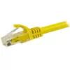 StarTech.com 15m CAT6 Ethernet kábel – žltý, CAT 6 Gigabit Ethernet kábel – 250 MHz 100W PoE RJ45 UTP sieťový/patch kábel, bez zaistenej západky s odľahčením ťahu, jednotlivo testovaný