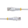 StarTech.com 15 m Cat5e biela tvarovaná RJ45 UTP Cat 5e patchnový kábel – 15 m patchnový kábel