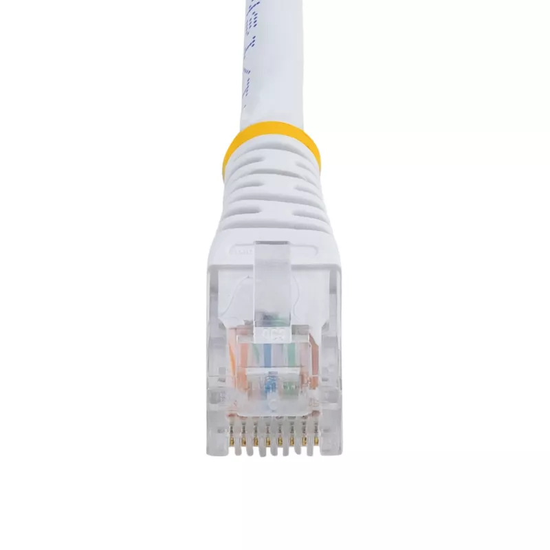 StarTech.com 15 m Cat5e biela tvarovaná RJ45 UTP Cat 5e patchnový kábel – 15 m patchnový kábel