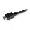 StarTech.com 15 cm Micro-USB na Mini-USB adaptérový kábel M/W, 0,15 m, Mini-USB B, Micro-USB A, konektor samec/konektor samica, čierna