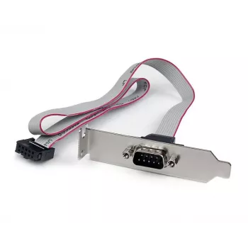 StarTech.com 1-portový 16 palcový DB9 sériový portový plech na 10-pinový header – Low Profile