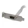 StarTech.com 1-portový 16 palcový DB9 sériový portový plech na 10-pinový header – Low Profile