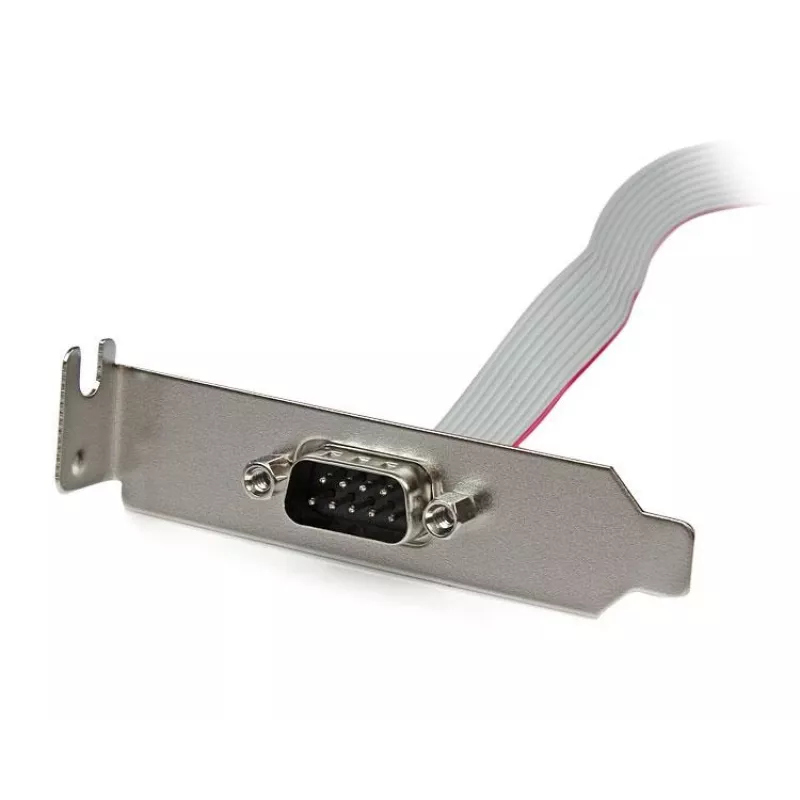 StarTech.com 1-portový 16 palcový DB9 sériový portový plech na 10-pinový header – Low Profile