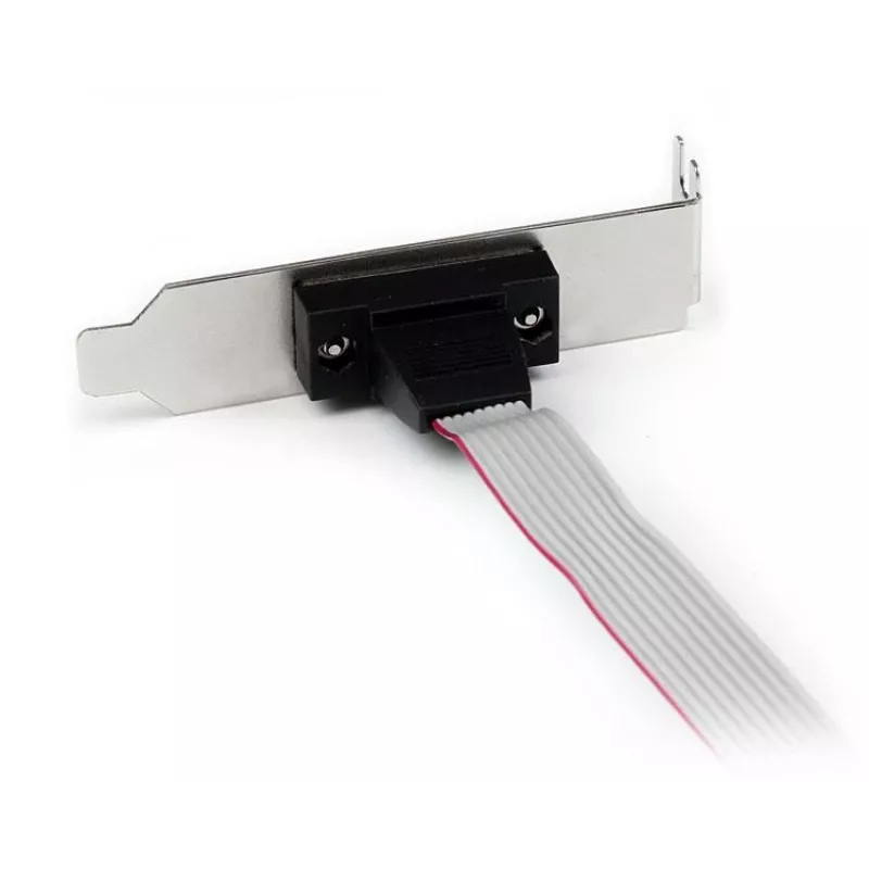 StarTech.com 1-portový 16 palcový DB9 sériový portový plech na 10-pinový header – Low Profile
