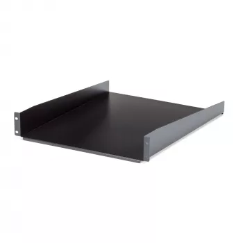 StarTech.com 2U serverový rackový policový podnos – univerzálny vysúvací rackový montážny podnos pre 19-palcový sieťový rack a skriňu – vysokopevnostná oceľ – nosnosť 22,6 kg – 22 palcov hlboký podnos, čierna