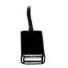 StarTech.com USB OTG adaptérový kábel pre Samsung Galaxy Tab, 0,1524 m, Samsung 30p, USB A, čierny, konektor samec, konektor samica