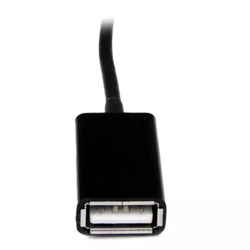 StarTech.com USB OTG adaptérový kábel pre Samsung Galaxy Tab, 0,1524 m, Samsung 30p, USB A, čierny, konektor samec, konektor samica