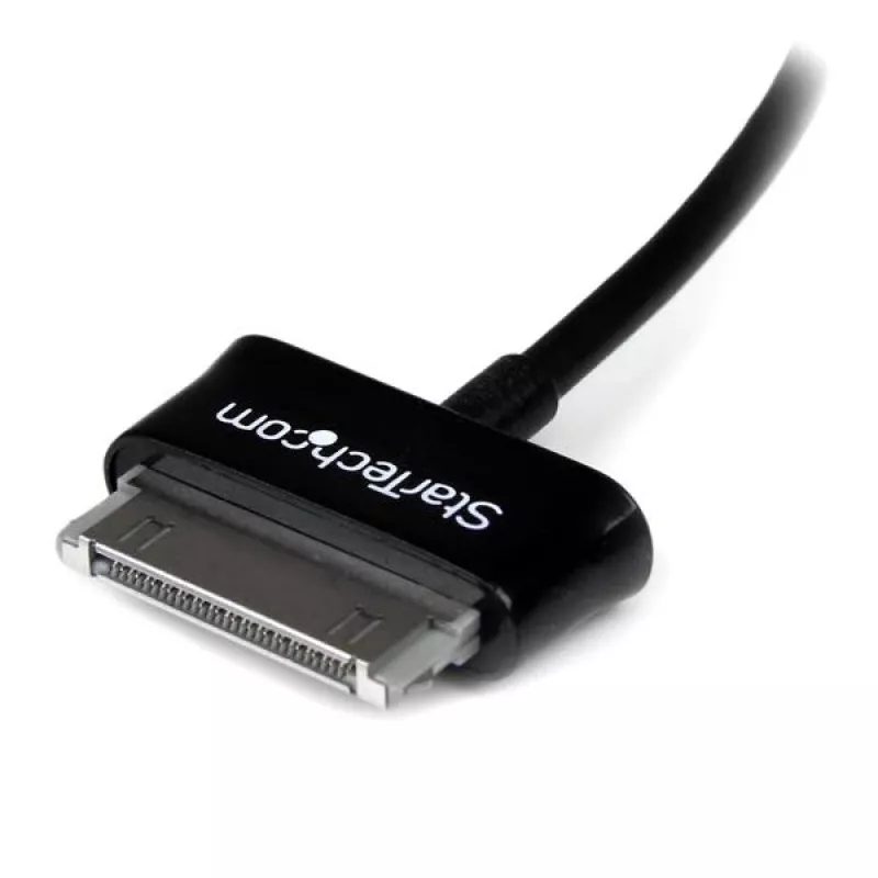 StarTech.com USB OTG adaptérový kábel pre Samsung Galaxy Tab, 0,1524 m, Samsung 30p, USB A, čierny, konektor samec, konektor samica