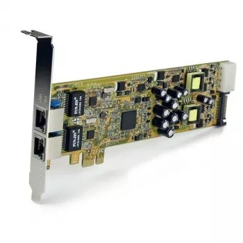 StarTech.com dvojportový PCI Express Gigabit Ethernet PCIe sieťový kartový adaptér – PoE/PSE