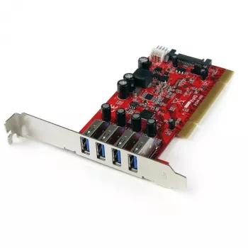 StarTech.com 4-portová PCI USB 3.0 adaptérová karta s SATA/SP4 napájacím konektorom