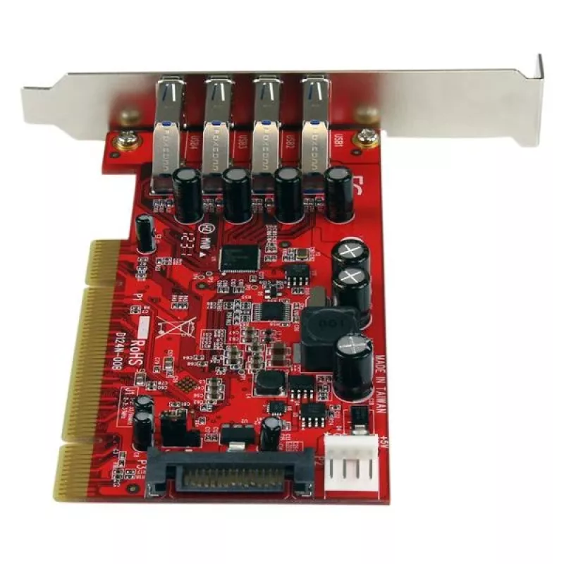StarTech.com 4-portová PCI USB 3.0 adaptérová karta s SATA/SP4 napájacím konektorom