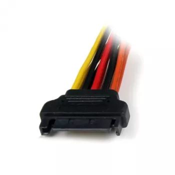 StarTech.com 15 cm Latching SATA napájací Y rozbočovací kábel adaptér – konektor samec/konektor samica