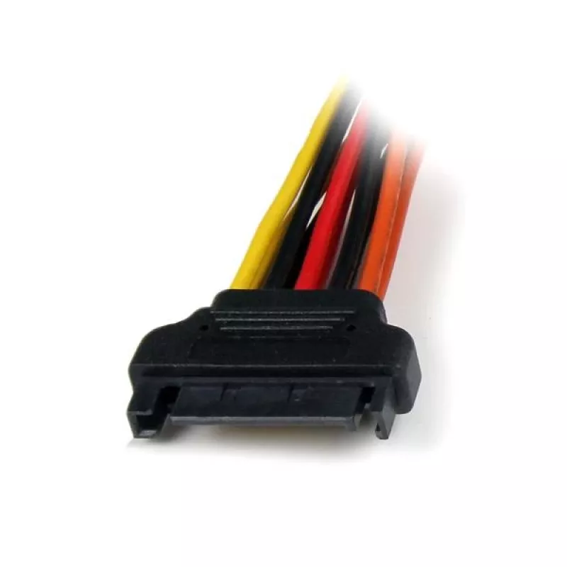 StarTech.com 15 cm Latching SATA napájací Y rozbočovací kábel adaptér – konektor samec/konektor samica