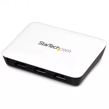 StarTech.com USB 3.0 na Gigabit Ethernet NIC sieťový adaptér s 3-portovým hubom - biela