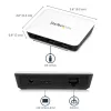 StarTech.com USB 3.0 na Gigabit Ethernet NIC sieťový adaptér s 3-portovým hubom - biela