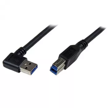 StarTech.com 1m čierny SuperSpeed USB 3.0 kábel - pravouhlý A na B - M/M