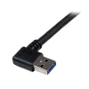 StarTech.com 1m čierny SuperSpeed USB 3.0 kábel - pravouhlý A na B - M/M