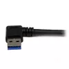 StarTech.com 1m čierny SuperSpeed USB 3.0 kábel - pravouhlý A na B - M/M