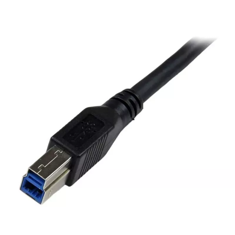 StarTech.com 1m čierny SuperSpeed USB 3.0 kábel - pravouhlý A na B - M/M