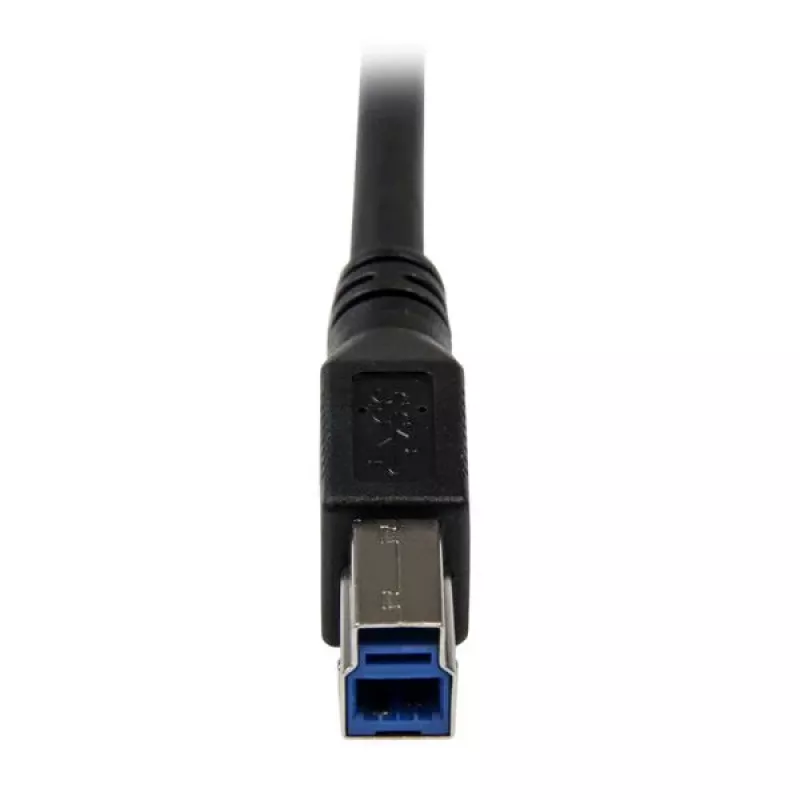 StarTech.com 1m čierny SuperSpeed USB 3.0 kábel - pravouhlý A na B - M/M