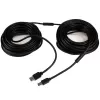 StarTech.com 20 m aktívny USB 2.0 A na B kábel, dlhý USB kábel, USB tlačiarňový kábel, 1x USB A (M), 1x USB B (M), čierna