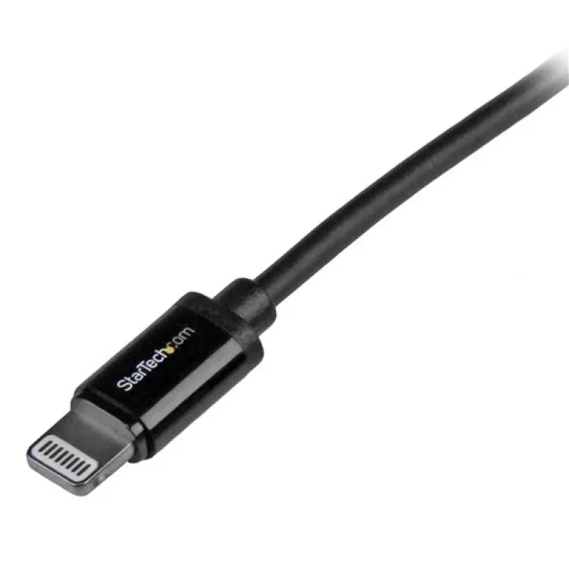 StarTech.com 1 m USB na Lightning kábel – iPhone/iPad/iPod nabíjací kábel – vysokorýchlostný Lightning na USB kábel – Apple MFi certifikovaný – čierna