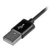 StarTech.com 1 m USB na Lightning kábel – iPhone/iPad/iPod nabíjací kábel – vysokorýchlostný Lightning na USB kábel – Apple MFi certifikovaný – čierna