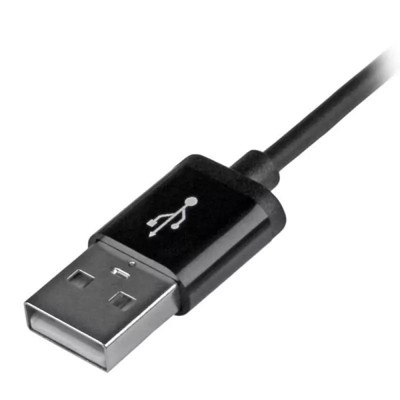 StarTech.com 1 m USB na Lightning kábel – iPhone/iPad/iPod nabíjací kábel – vysokorýchlostný Lightning na USB kábel – Apple MFi certifikovaný – čierna