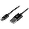 StarTech.com 1 m USB na Lightning kábel – iPhone/iPad/iPod nabíjací kábel – vysokorýchlostný Lightning na USB kábel – Apple MFi certifikovaný – čierna