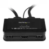 StarTech.com 2-portový USB HDMI kábel KVM switch s audio a diaľkovým spínačom – USB napájaný