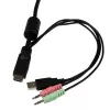StarTech.com 2-portový USB HDMI kábel KVM switch s audio a diaľkovým spínačom – USB napájaný