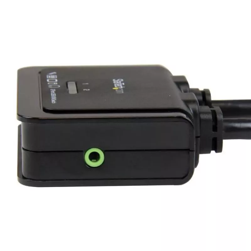 StarTech.com 2-portový USB HDMI kábel KVM switch s audio a diaľkovým spínačom – USB napájaný