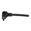 StarTech.com 1m Mini-USB kábel - A na nahor zahnutý Mini-B, 1 m, USB A, Mini-USB B, USB 2.0, samec/samec, čierny