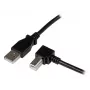 StarTech.com 1 m USB 2.0 kábel A na pravouhlý B – M/M, 1 m, USB A, USB B, USB 2.0, samec/samec, čierny
