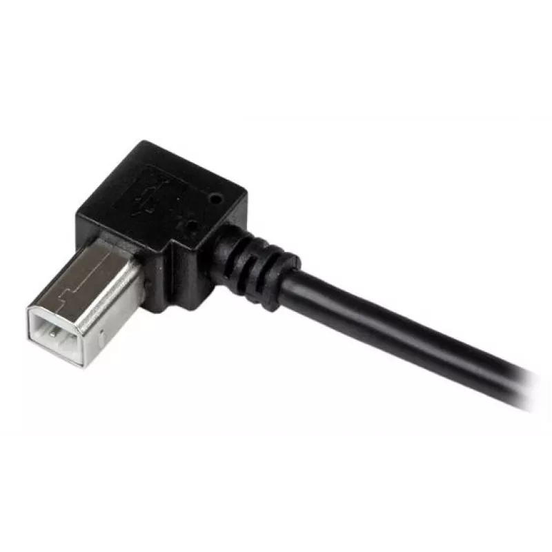 StarTech.com 1 m USB 2.0 kábel A na pravouhlý B – M/M, 1 m, USB A, USB B, USB 2.0, samec/samec, čierny