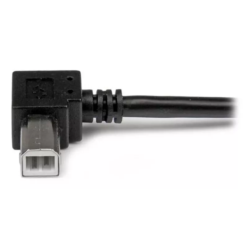 StarTech.com 1 m USB 2.0 kábel A na pravouhlý B – M/M, 1 m, USB A, USB B, USB 2.0, samec/samec, čierny
