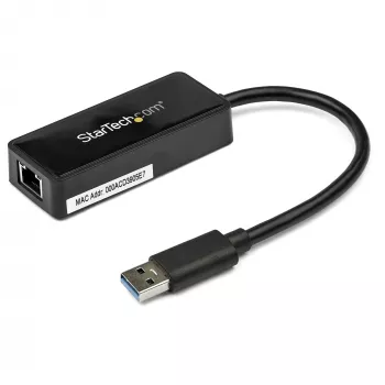 StarTech.com USB 3.0 na Gigabit Ethernet adaptér NIC s USB portom – čierna