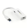 StarTech.com USB 3.0 na Gigabit Ethernet adaptér NIC s USB portom – biela