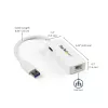 StarTech.com USB 3.0 na Gigabit Ethernet adaptér NIC s USB portom – biela