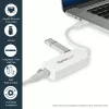 StarTech.com USB 3.0 na Gigabit Ethernet adaptér NIC s USB portom – biela