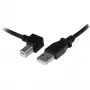 StarTech.com 2m USB 2.0 A na ľavouhlý B kábel - M/M