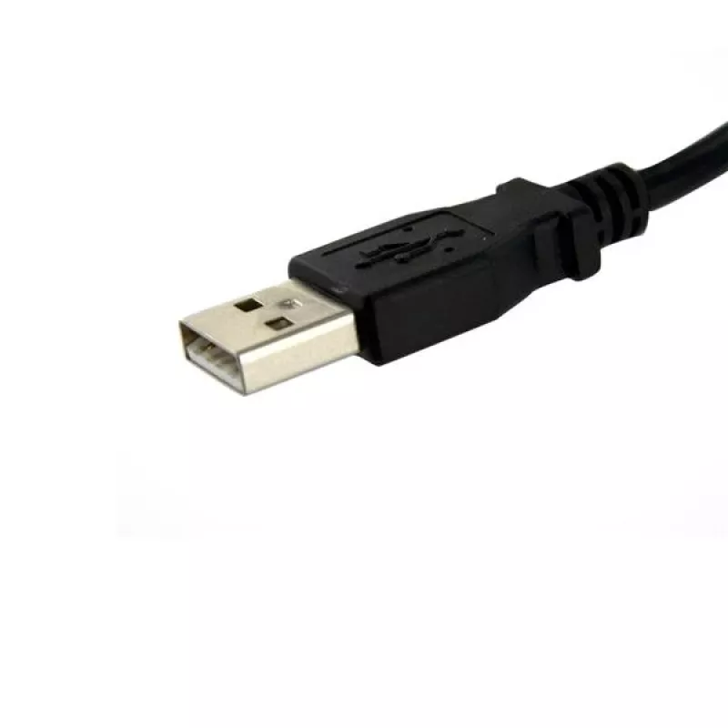 StarTech.com 3 ft Panel Mount USB kábel A na A - F/M, 0,9 m, USB A, USB A, USB 2.0, čierny