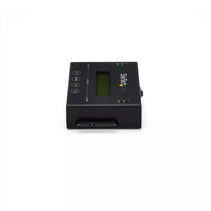 StarTech.com 1:1 Standalone pevný disk duplikátor & mazanie, SATA HDD/SSD Disk kloner & mazanie, LCD displej, TAA kompatibilný, nezávislý od operačného systému