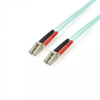 StarTech.com 3m (10ft) LC/UPC na LC/UPC OM3 multimódový optický kábel, plný duplex 50/125µm Zipcord vláknový kábel, 100G, nízky útlm, LSZH optický jumper kábel