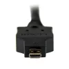 StarTech.com 2 m Micro-HDMI na DVI kábel – Micro-HDMI na DVI adaptér kábel – video rozhranie kábel Micro-HDMI typ D na DVI-D Single Link monitor/display/projektor – odolný